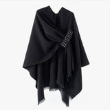 NEW STYLE DIAMOND SHAWL DESIGN SOLID COLOR SHAWL_CWMS1156