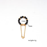 NATURAL STONE EAR CUFF FOR NON PIERCED EARS_CWMM7540