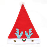 REINDEER GOLD VELVET SANTA HAT FOR CHRISTMAS_CWAJE05368