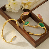 IRREGULAR RETRO SIMPLE EMBEDDED BRACELET_CWMM3730