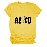 SUMMER NEW ARRIVAL PLUS SIZE TEE WITH LIGHTNING_CWTTS1476