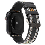 APPLE WATCH IWATCH9 ETHNIC STYLE LEATHER STRAP_CWWW0059