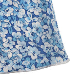 Tailored Floral Double-Layer Short Skirt