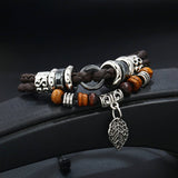 FASHIONABLE AND CREATIVE LEAF PENDANT BRACELET_CWMM4458