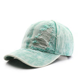 Cwah3216_Personalized Retro Solid Color Washed Baseball Cap