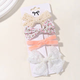 BABY FLORAL PRINT HAIR CLIP SET CHRISTMAS STYLE_CWAHA6745