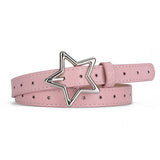 Cwabe0879_Sweet Star Hole Decoration Hollow Belt