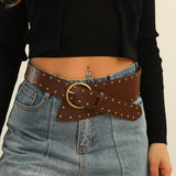 Retro-Style Personalized Rivet Belt