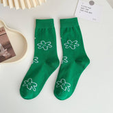 NEW COTTON ALL MATCH EMBROIDERED LOVE HEART SOCKS_CWMS1414