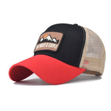 NEW MOUNTAIN PEAK MESH EMBROIDERED TRUCKER HATS_CWAH1358