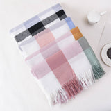 Plaid Winter Scarf Cute Unisex Wrap_Cwasc0400