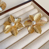 EUROPEAN AND AMERICAN METAL EXAGGERATED EARRINGS_CWAJE2343