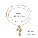 FASHION ORIGINAL DESIGN MULTI PENDANT NECKLACE_CWAJE2830