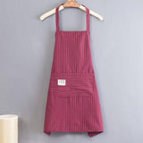 STRIPES THIN APRON WITH POCKETS BULK_CWMM2029