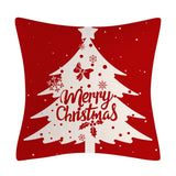 RED SNOWFLAKE ELK PILLOWCASE_CWMM1379