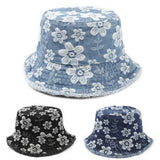 FRESH FLOWER EMBROIDERED BUCKET HAT_CWAH1550