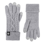 Winter Cycling Wool Twist Touch Screen Gloves_Cwag0391