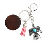 BOHO WESTERN EAGLE KEYCHAIN WITH ALLOY PENDANT_CWAB5086