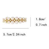 SIDE PEARL BANGS HAIRPIN FOREHEAD CLIP HEADDRESS_CWAHA4645