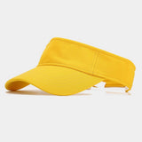 SOLID VISOR HAT SPORTS HIKING MARATHON SUN CAP_CWAH3287