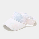 Tie-Dye Visor Hat Sunshade Cap For Spring/Summer_Cwah3296