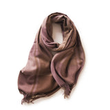 PLAID WINTER SCARF SOFT THICK FRINGE SHAWL 2025_CWASC0168