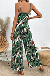 Cwsbs0141_Printed Thigh-High Camisole Jumpsuit