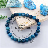 Crystal Natural Stone Beaded Bracelet Unisex_Cwmm11267
