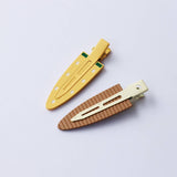 METAL CARROT HAIR CLIP NO CREASE SIDE BANG PIN_CWAHA2625