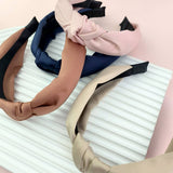 RETRO SATIN KNOTTED HEADBAND_CWAHA0833