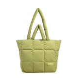 PUFFER TOTE BAG QUILTED LARGE SHOULDER BAG_CUAB00521