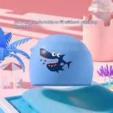 BOYS SILICONE SWIM CAP CUTE SHARK PRINT_CWMM6784