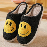 CUTE CARTOON SMILING FACE FABRIC SLIPPERS_CWSHS0254