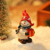 Mini Santa Snowman Xmas Desk Ornament Set_Cwmm10581