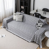 DOUBLE SIDED COTTON SOFA COVER BLANKET_CWMM9641