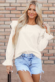 Solid Color Simple Corduroy Hoodie Woman