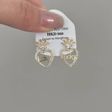 FASHION CROWN LOVE EARRINGS_CWAJE1343