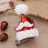 LAMBSWOOL CHRISTMAS HAT HAIRPIN HAIR BUCKLE_CWAHA3420