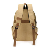 SIMPLE VERSATILE CANVAS BACKPACK LAPTOP BAG_CWAB2201