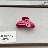 COLORFUL BOW ACETATE CLAW CLIP Y2K HAIR ACCESSORY_CWAHA5817