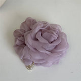 GENTLE AND PURE STYLE MESH ROSE HAIRBAND_CWAHA4678