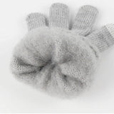 NEW KNITTED HAT SCARF AND GLOVES THREE PIECE SET_CWMM2777