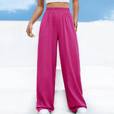 Solid Color Loose Straight Leg Dance Pants