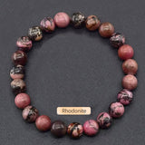 Crystal Natural Stone Beaded Bracelet Unisex_Cwmm11267