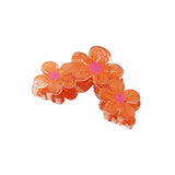 FLOWER GRAFFITI HAIR CLAW CUTE VERSATILE UPDO CLIP_CWMM5002