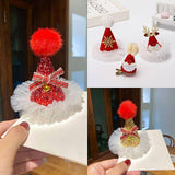 CHILDRENS CHRISTMAS CUTE HAT HAIRPIN HEADDRESS_CWAHA3397