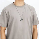 HIP HOP MOTORCYCLE PENDANT NECKLACE_CWAJE0970