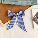 Trendy Striped Scarf Hair Wrap Bag Tie_Cwasc02986