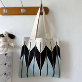 Women Large Capacity Woven Tote Bag_Cwab3082