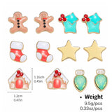 CHRISTMAS COLLECTION NECKLACE AND EARRING SET_CWAJE2836